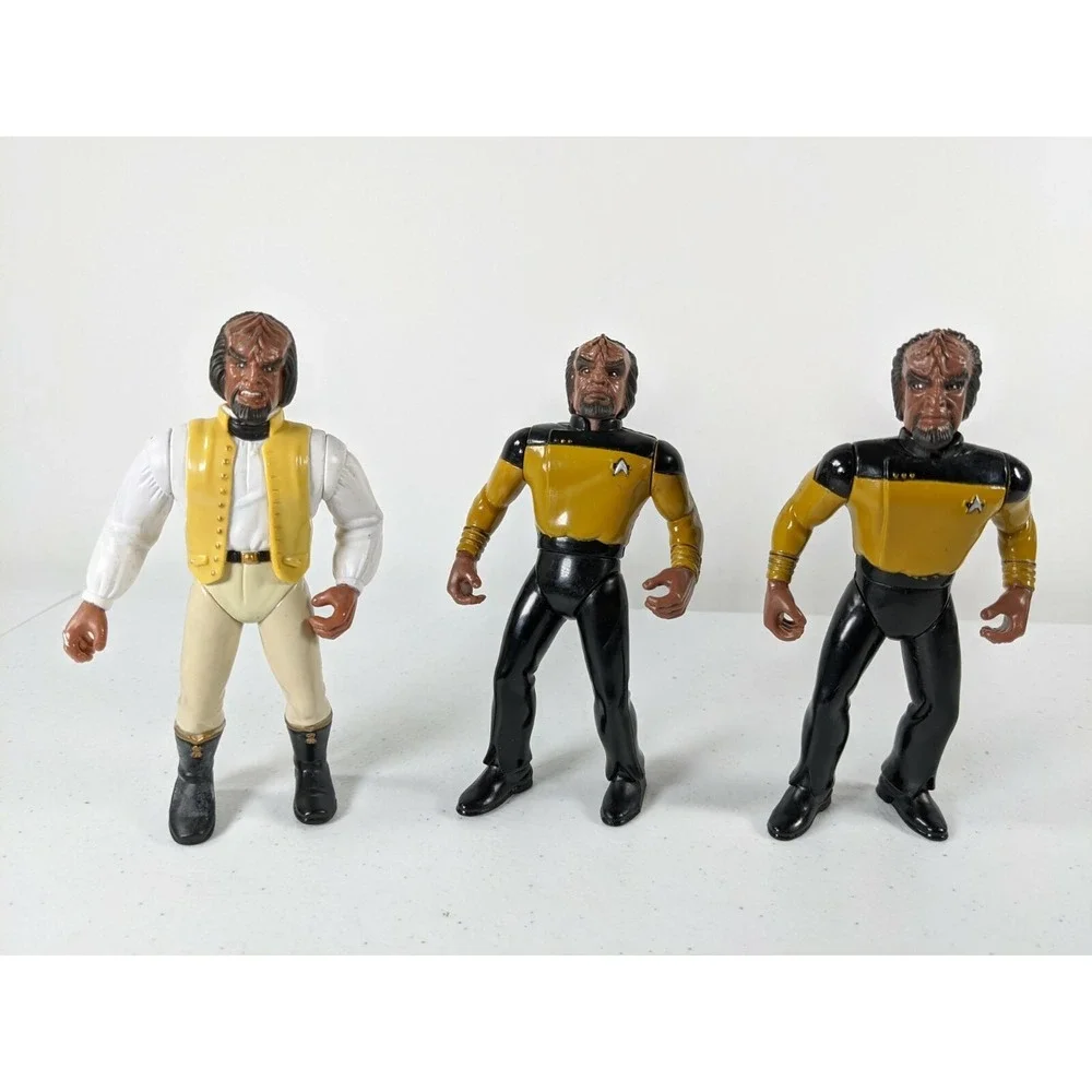 Vintage 1993 1994 Star Trek The Next Generation Lot of 18 Figurines